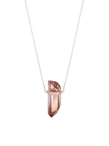 Jia Jia Women's Crystalline 14K Rose Gold, Smoky Quartz & Diamond Pendant Necklace - Rose Gold | Thumbnail 1 Jia Jia Women's Crystalline 14K Rose Gold, Smoky Quartz & Diamond Pendant Necklace - Rose Gold | Thumbnail 1