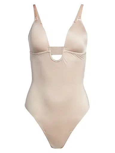 Spanx Women's Suit Your Fancy Plunge Bodysuit - Champagne | Thumbnail 1 Spanx Women's Suit Your Fancy Plunge Bodysuit - Champagne | Thumbnail 1