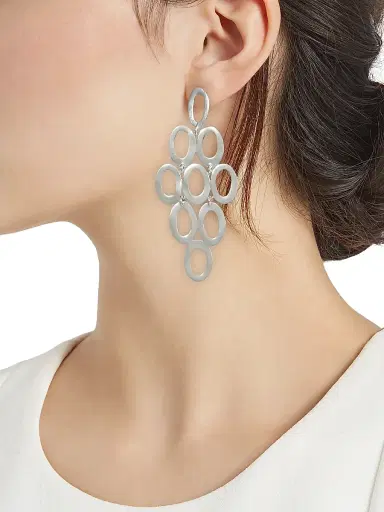 Ippolita Women's Classico Sterling Silver Open Cascade Earrings - Silver | Thumbnail 2 Ippolita Women's Classico Sterling Silver Open Cascade Earrings - Silver | Thumbnail 2