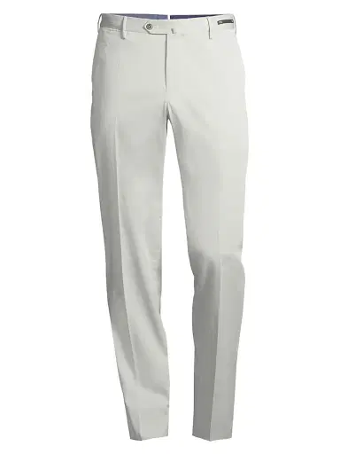 PT Torino Men's Slim-Fit Silk-Blend SilkOchino Trousers - Blue | Thumbnail 8 PT Torino Men's Slim-Fit Silk-Blend SilkOchino Trousers - Blue | Thumbnail 8