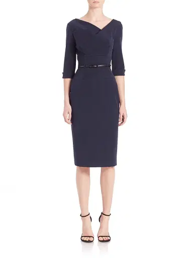 BLACK HALO Women's Jackie O Three-Quarter Sleeve Dress | Thumbnail 1 BLACK HALO Women's Jackie O Three-Quarter Sleeve Dress | Thumbnail 1