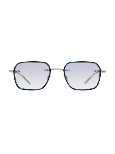 BARTON PERREIRA Men's Rimless Louie 49MM Rectangular Sunglasses - Silver Midnight | Thumbnail 2 BARTON PERREIRA Men's Rimless Louie 49MM Rectangular Sunglasses - Silver Midnight | Thumbnail 2