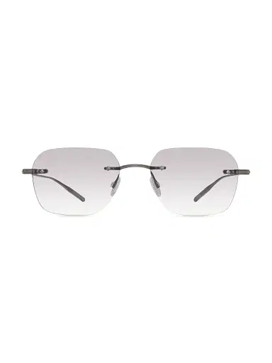 BARTON PERREIRA Men's Rimless Louie 51MM Rectangular Sunglasses - Pewter Smoke | Thumbnail 2 BARTON PERREIRA Men's Rimless Louie 51MM Rectangular Sunglasses - Pewter Smoke | Thumbnail 2