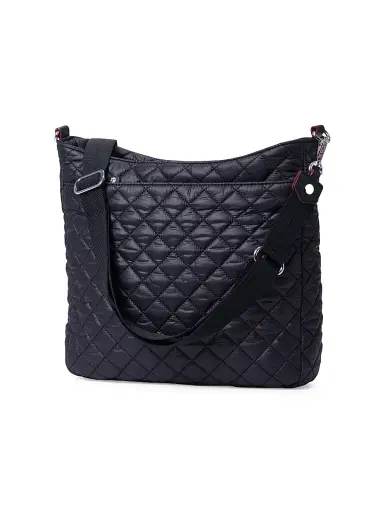 MZ Wallace Women's Crosby Quilted Hobo Bag - Black | Thumbnail 3 MZ Wallace Women's Crosby Quilted Hobo Bag - Black | Thumbnail 3