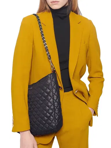 MZ Wallace Women's Crosby Quilted Hobo Bag - Black | Thumbnail 4 MZ Wallace Women's Crosby Quilted Hobo Bag - Black | Thumbnail 4