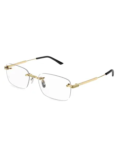 Cartier Men's Signature C 55MM 24K-Gold-Plated Titanium Optical Glasses - Gold | Thumbnail 1 Cartier Men's Signature C 55MM 24K-Gold-Plated Titanium Optical Glasses - Gold | Thumbnail 1