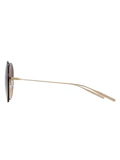 Barton Perreira Women's Rimless Rigby 60MM Round Sunglasses - Gold Mahoghany | Thumbnail 3 Barton Perreira Women's Rimless Rigby 60MM Round Sunglasses - Gold Mahoghany | Thumbnail 3