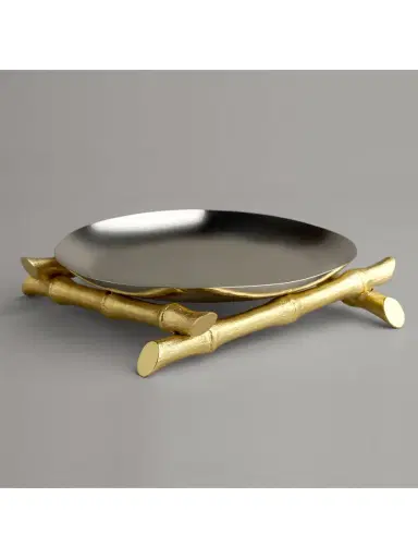 L'Objet Evoca Platter - Gold | Thumbnail 1 L'Objet Evoca Platter - Gold | Thumbnail 1