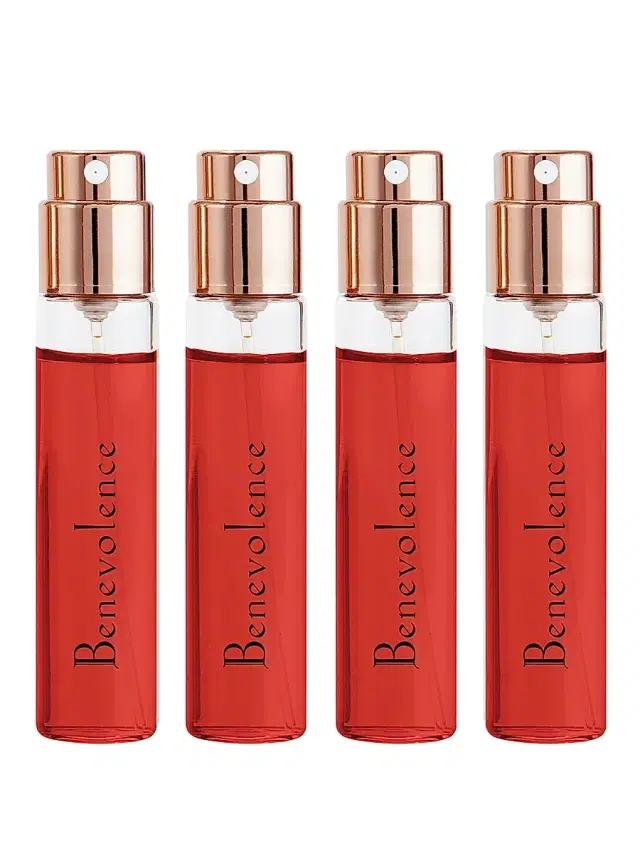 Rose Gold Benevolence 4-Piece Travel Spray Refill Set Rose Gold Benevolence 4-Piece Travel Spray Refill Set