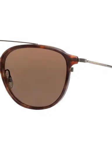 Barton Perreira Men's Courtier 55MM Aviator Sunglasses - Chestnut Antique Gold | Thumbnail 3 Barton Perreira Men's Courtier 55MM Aviator Sunglasses - Chestnut Antique Gold | Thumbnail 3