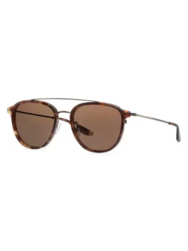 Barton Perreira Men's Courtier 55MM Aviator Sunglasses - Chestnut Antique Gold | Thumbnail 1 Barton Perreira Men's Courtier 55MM Aviator Sunglasses - Chestnut Antique Gold | Thumbnail 1