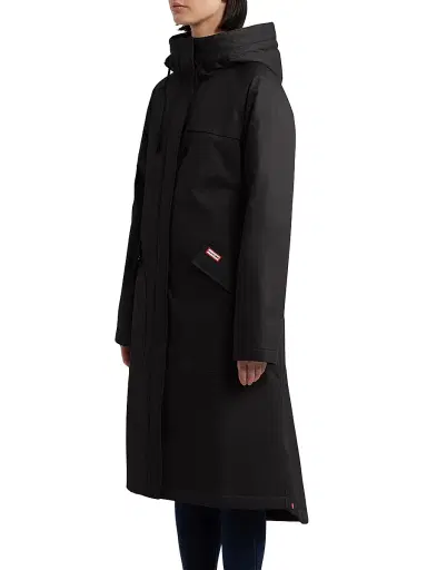 Hunter Women's Jane Cotton Padded Hooded Coat - Black | Thumbnail 3 Hunter Women's Jane Cotton Padded Hooded Coat - Black | Thumbnail 3