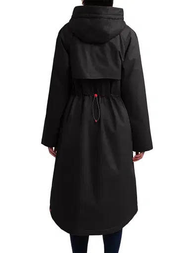 Hunter Women's Jane Cotton Padded Hooded Coat - Black | Thumbnail 4 Hunter Women's Jane Cotton Padded Hooded Coat - Black | Thumbnail 4