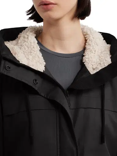 Hunter Women's Jane Cotton Padded Hooded Coat - Black | Thumbnail 5 Hunter Women's Jane Cotton Padded Hooded Coat - Black | Thumbnail 5