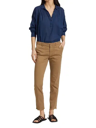 Nili Lotan Women's Jenna Cotton Pants | Thumbnail 2 Nili Lotan Women's Jenna Cotton Pants | Thumbnail 2
