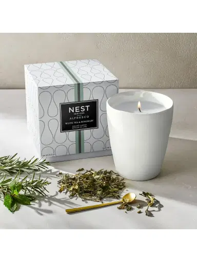 NEST New York White Tea & Rosemary Scented Candle | Thumbnail 2 NEST New York White Tea & Rosemary Scented Candle | Thumbnail 2