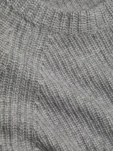 Jenni Kayne Women's Cashmere Fisherman Sweater - Heather Grey | Thumbnail 7 Jenni Kayne Women's Cashmere Fisherman Sweater - Heather Grey | Thumbnail 7