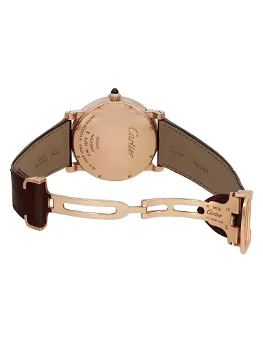 Cartier Men's Pre-Owned Rotonde Calendar 18K Rose Gold, Silver Dial Hand Wind Watch - Rose Gold | Thumbnail 5 Cartier Men's Pre-Owned Rotonde Calendar 18K Rose Gold, Silver Dial Hand Wind Watch - Rose Gold | Thumbnail 5
