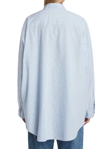 R13 Women's Drop Neck Oxford Shirt | Thumbnail 5 R13 Women's Drop Neck Oxford Shirt | Thumbnail 5
