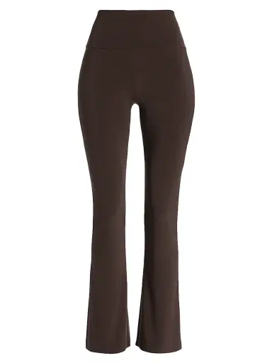 Norma Kamali Women's High-Waisted Boot-Cut Pants - Chocolate | Thumbnail 1 Norma Kamali Women's High-Waisted Boot-Cut Pants - Chocolate | Thumbnail 1