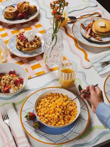 Misette Grid 4-Piece Salad Plate Set | Thumbnail 4 Misette Grid 4-Piece Salad Plate Set | Thumbnail 4