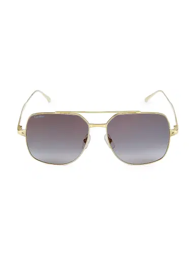 Cartier Women's Santos De 58MM Aviator Sunglasses | Thumbnail 2 Cartier Women's Santos De 58MM Aviator Sunglasses | Thumbnail 2
