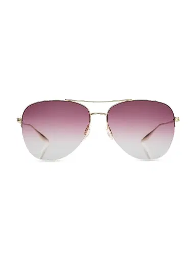 Barton Perreira Women's 62MM Aviator Sunglasses - Gold Mauve | Thumbnail 1 Barton Perreira Women's 62MM Aviator Sunglasses - Gold Mauve | Thumbnail 1
