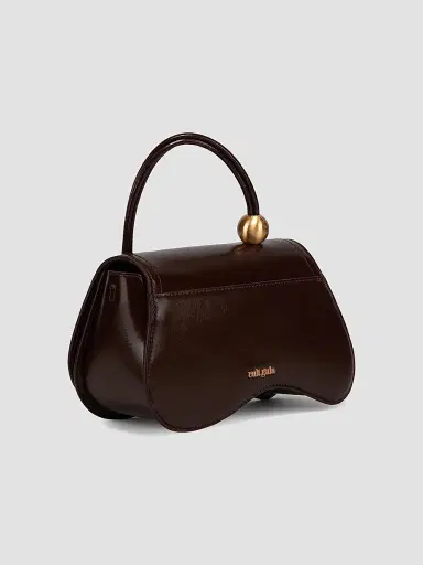 Cult Gaia Women's Kazia Leather Top Handle Bag | Thumbnail 4 Cult Gaia Women's Kazia Leather Top Handle Bag | Thumbnail 4