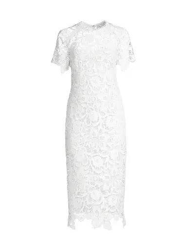 Shoshanna Women's Kiriya Lace Sheath Dress - White | Thumbnail 1 Shoshanna Women's Kiriya Lace Sheath Dress - White | Thumbnail 1