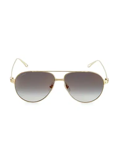 Cartier Women's Santos De 59MM Pilot Sunglasses | Thumbnail 2 Cartier Women's Santos De 59MM Pilot Sunglasses | Thumbnail 2