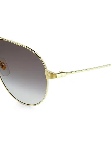 Cartier Women's Santos De 59MM Pilot Sunglasses | Thumbnail 3 Cartier Women's Santos De 59MM Pilot Sunglasses | Thumbnail 3
