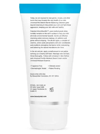 BeautyStat Women's Universal Microbiome Barrier Balancing Cleanser | Thumbnail 2 BeautyStat Women's Universal Microbiome Barrier Balancing Cleanser | Thumbnail 2