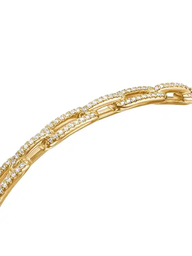 David Yurman Women's Stax Chain Link Bracelet in 18K Yellow Gold - Gold | Thumbnail 5 David Yurman Women's Stax Chain Link Bracelet in 18K Yellow Gold - Gold | Thumbnail 5