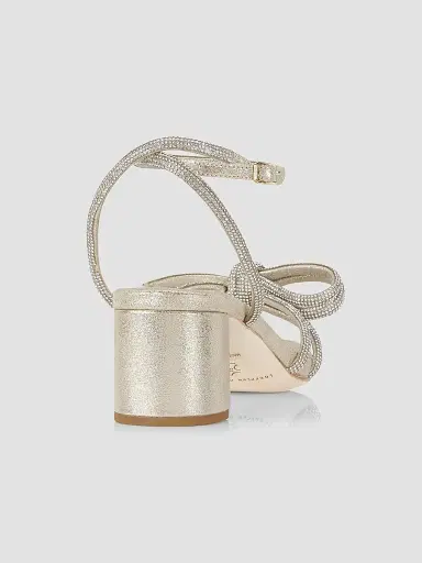 Loeffler Randall Women's Mikel Crystal-Embellished Suede Sandals - Cappuccino | Thumbnail 3 Loeffler Randall Women's Mikel Crystal-Embellished Suede Sandals - Cappuccino | Thumbnail 3