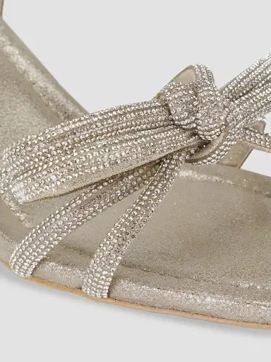 Loeffler Randall Women's Mikel Crystal-Embellished Suede Sandals - Cappuccino | Thumbnail 7 Loeffler Randall Women's Mikel Crystal-Embellished Suede Sandals - Cappuccino | Thumbnail 7