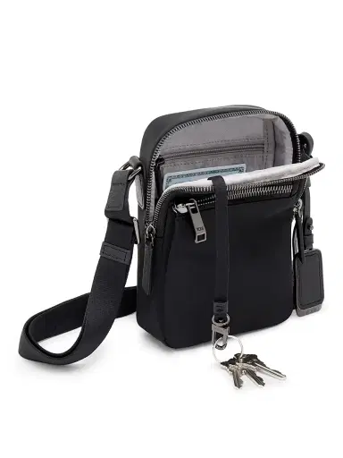 TUMI Men's Voyageur Persia Crossbody Bag - Black Gun Metal | Thumbnail 2 TUMI Men's Voyageur Persia Crossbody Bag - Black Gun Metal | Thumbnail 2