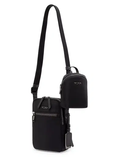 TUMI Men's Voyageur Persia Crossbody Bag - Black Gun Metal | Thumbnail 4 TUMI Men's Voyageur Persia Crossbody Bag - Black Gun Metal | Thumbnail 4