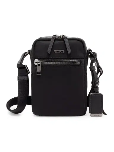 TUMI Men's Voyageur Persia Crossbody Bag - Black Gun Metal | Thumbnail 1 TUMI Men's Voyageur Persia Crossbody Bag - Black Gun Metal | Thumbnail 1
