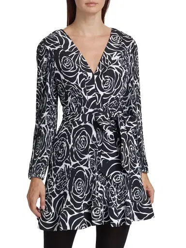 Milly Women's Classy Liv Rose Minidress - Black Rose | Thumbnail 3 Milly Women's Classy Liv Rose Minidress - Black Rose | Thumbnail 3