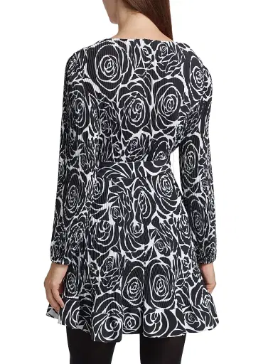 Milly Women's Classy Liv Rose Minidress - Black Rose | Thumbnail 5 Milly Women's Classy Liv Rose Minidress - Black Rose | Thumbnail 5