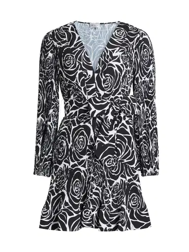 Milly Women's Classy Liv Rose Minidress - Black Rose | Thumbnail 1 Milly Women's Classy Liv Rose Minidress - Black Rose | Thumbnail 1