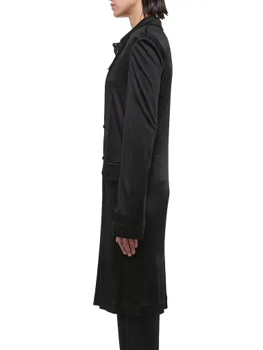 Helmut Lang Women's Long Single-Breasted Jacket | Thumbnail 4 Helmut Lang Women's Long Single-Breasted Jacket | Thumbnail 4