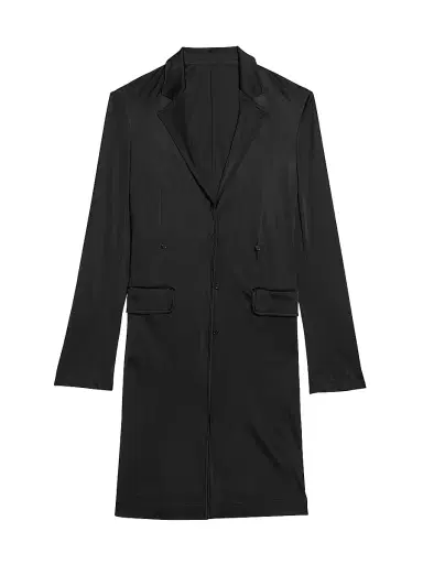 Helmut Lang Women's Long Single-Breasted Jacket | Thumbnail 1 Helmut Lang Women's Long Single-Breasted Jacket | Thumbnail 1