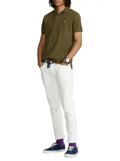 Polo Ralph Lauren Men's Slim-Fit Polo - Defender Green | Thumbnail 2 Polo Ralph Lauren Men's Slim-Fit Polo - Defender Green | Thumbnail 2