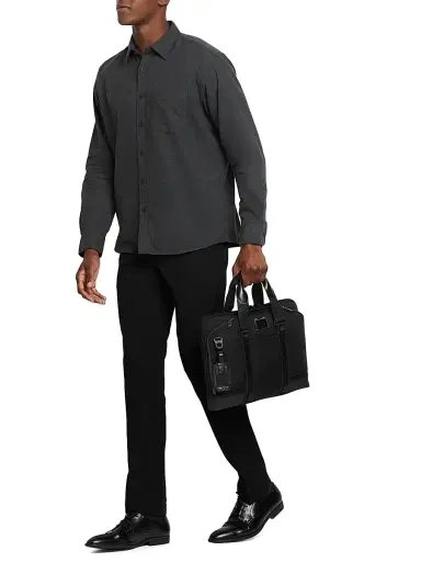 TUMI Men's Alpha Bravo Academy Briefcase | Thumbnail 6 TUMI Men's Alpha Bravo Academy Briefcase | Thumbnail 6