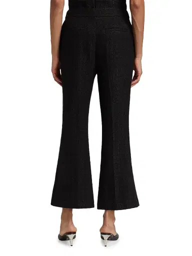 Milly Women's Betsy Bouclé Pants - Black | Thumbnail 5 Milly Women's Betsy Bouclé Pants - Black | Thumbnail 5