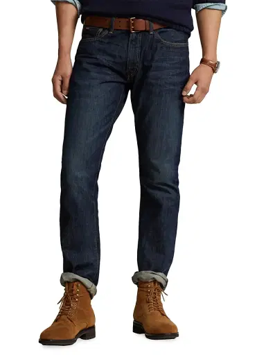 Polo Ralph Lauren Men's The Varick Slim Straight Jeans - Dark | Thumbnail 3 Polo Ralph Lauren Men's The Varick Slim Straight Jeans - Dark | Thumbnail 3