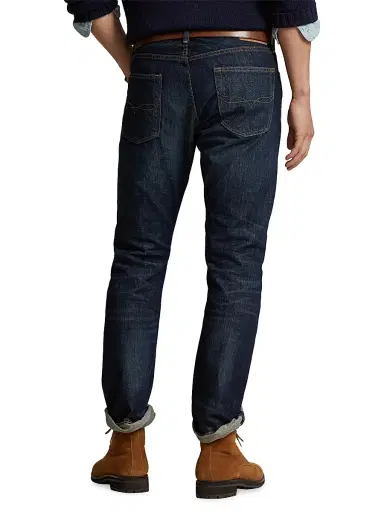 Polo Ralph Lauren Men's The Varick Slim Straight Jeans - Dark | Thumbnail 5 Polo Ralph Lauren Men's The Varick Slim Straight Jeans - Dark | Thumbnail 5