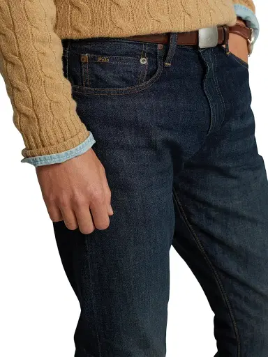 Polo Ralph Lauren Men's The Varick Slim Straight Jeans - Dark | Thumbnail 7 Polo Ralph Lauren Men's The Varick Slim Straight Jeans - Dark | Thumbnail 7