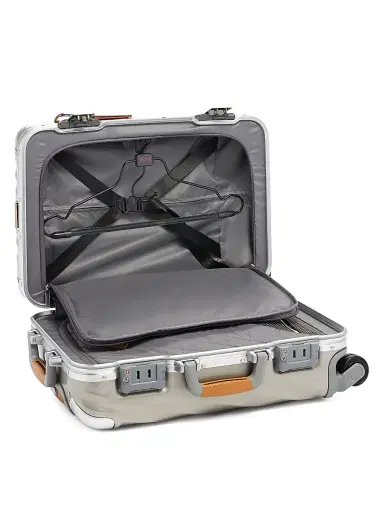 TUMI Men's 19 Degree Titanium International Carry-On - Titanium | Thumbnail 3 TUMI Men's 19 Degree Titanium International Carry-On - Titanium | Thumbnail 3